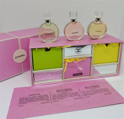 chanel chance miniature set vintage|Miniature Perfume Chanel .